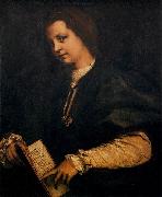 Portrait of a Lady with a Book Andrea del Sarto